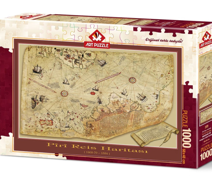 Puzzle - Art puzzle - Mapa Pîrîho Reise