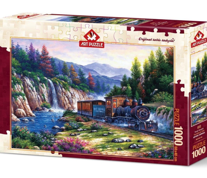 Puzzle - Art puzzle - Cestování vlakem