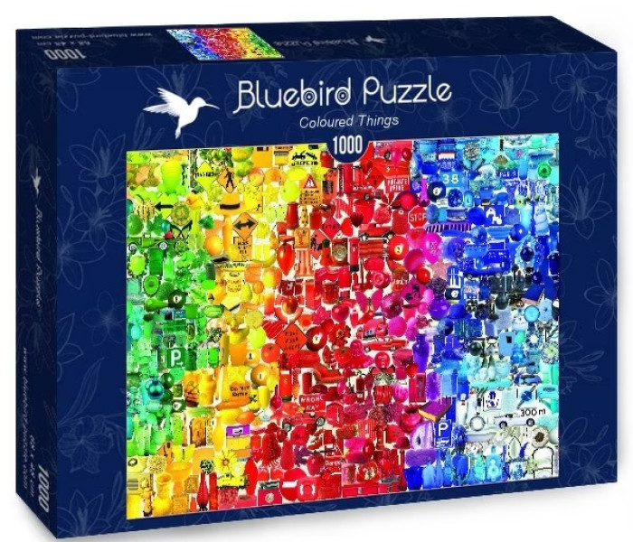 Puzzle - Bluebird - Barevné předměty