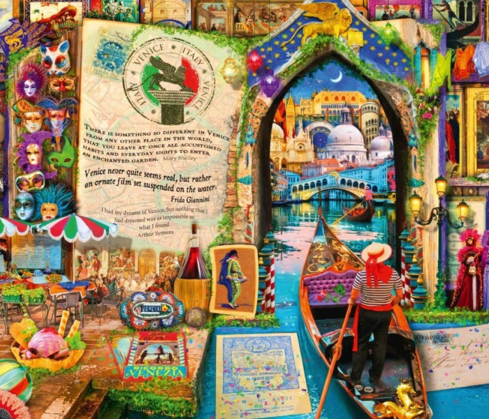 Puzzle - Bluebird - Benátky - Život je otevřená kniha