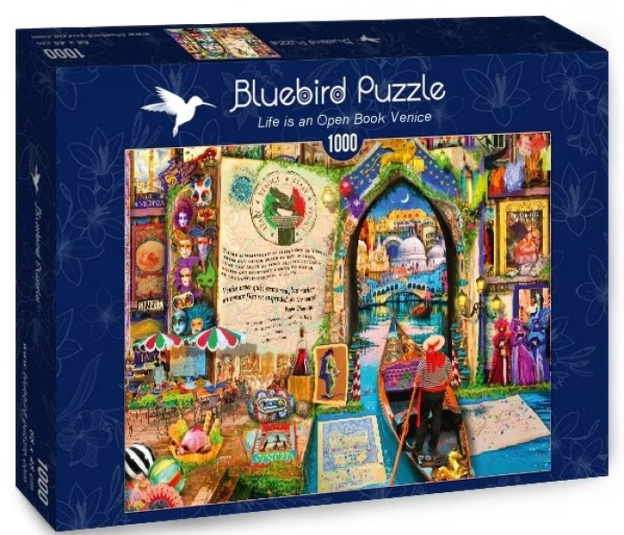 Puzzle - Bluebird - Benátky - Život je otevřená kniha