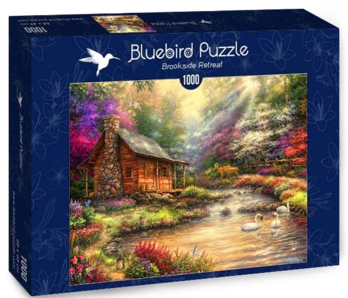 Puzzle - Bluebird - Chata u potoka
