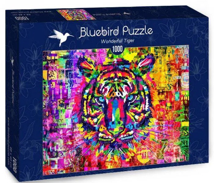 Puzzle - Bluebird - Barevný tygr