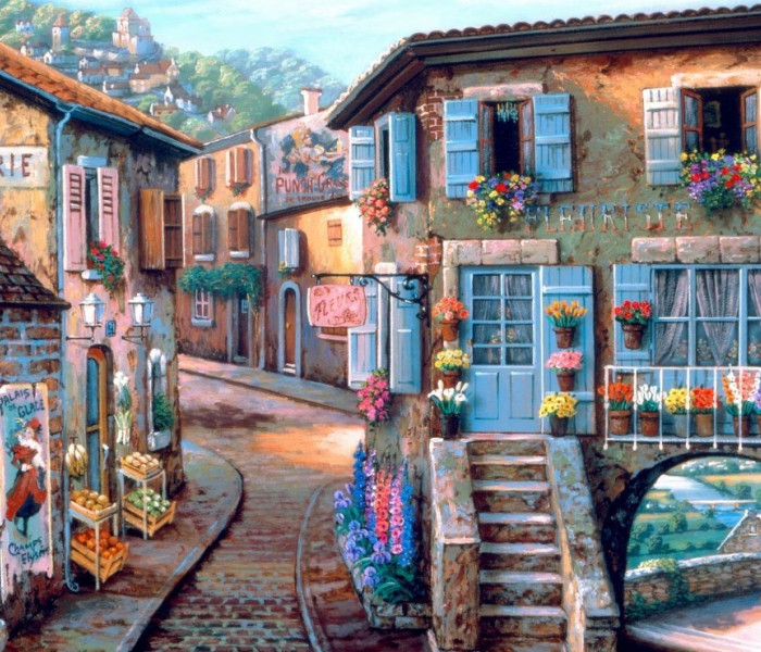 Puzzle - Bluebird - Květinářství