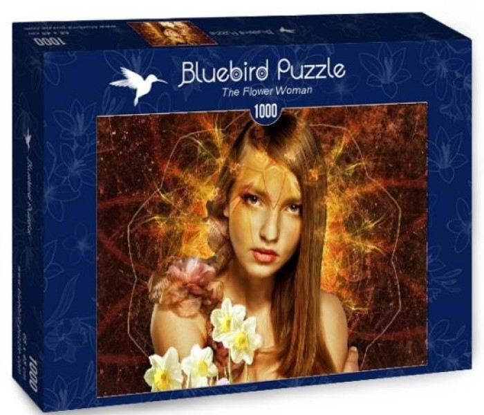 Puzzle - Bluebird - Květinová žena