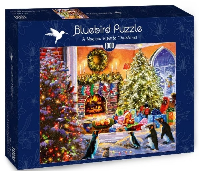 Puzzle - Bluebird - Magický pohled na Vánoce