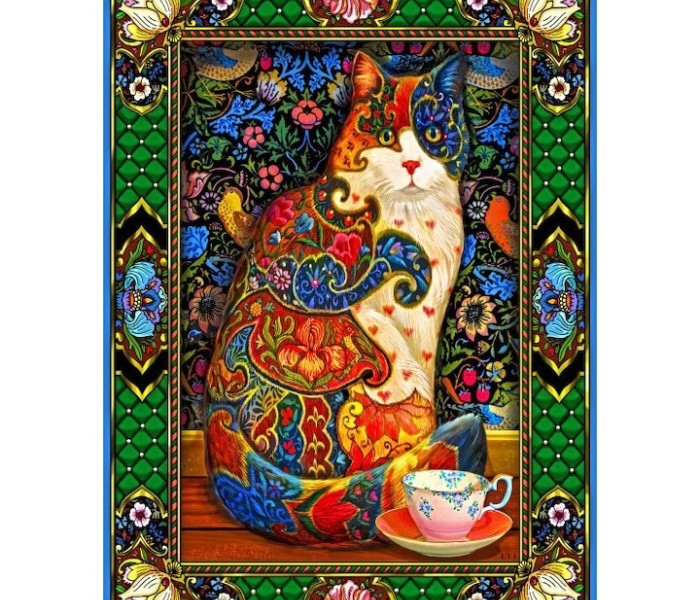 Puzzle - Bluebird - Malovaná kočka