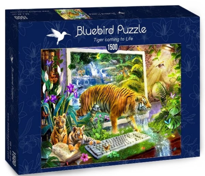Puzzle - Bluebird - Oživlý tygr
