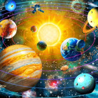 Puzzle - Bluebird - Sluneční soustava