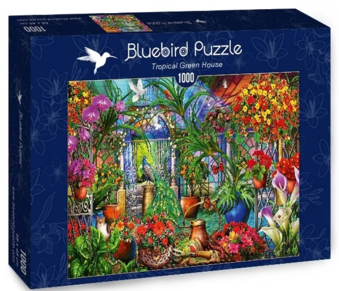 Puzzle - Bluebird - Tropický skleník