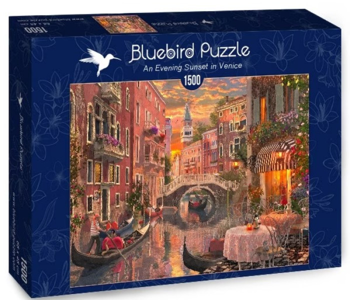 Puzzle - Bluebird - Západ slunce v Benátkách