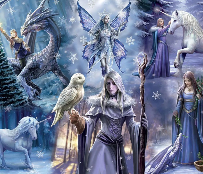 Puzzle - Bluebird - Zimní fantazie