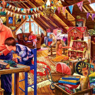 Puzzle - Bluebird - Hraní na půdě