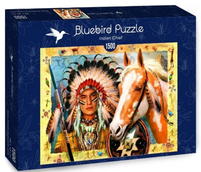 Puzzle - Bluebird - Indiánský náčelník
