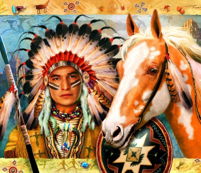 Puzzle - Bluebird - Indiánský náčelník