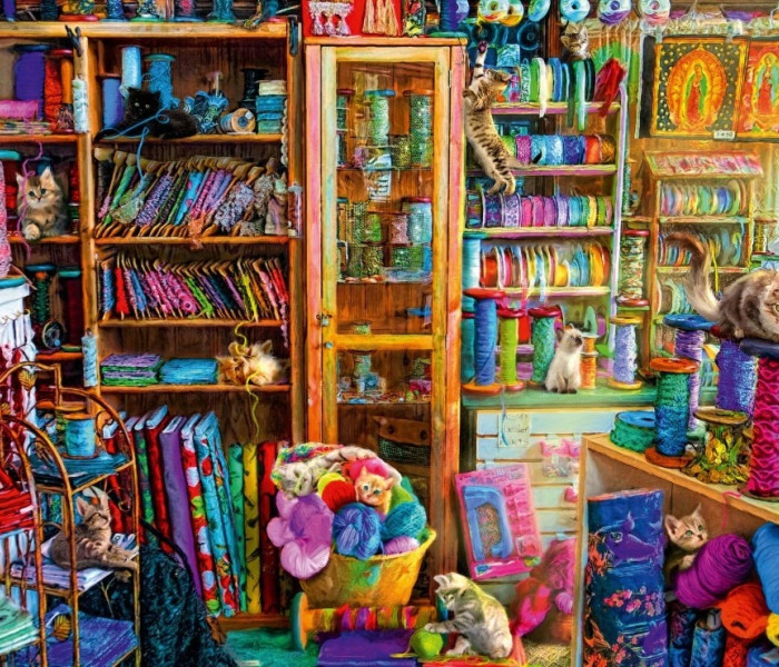 Puzzle - Bluebird - Kočičí ráj