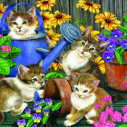 Puzzle - Bluebird - Neplecha na zahradě