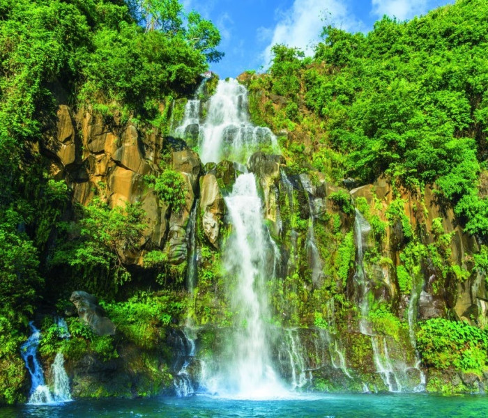 Puzzle - Bluebird - Ostrov Réunion — Aigrettské vodopády