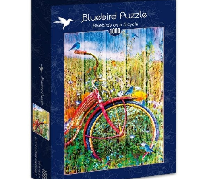 Puzzle - Bluebird - Modří ptáčci na kole