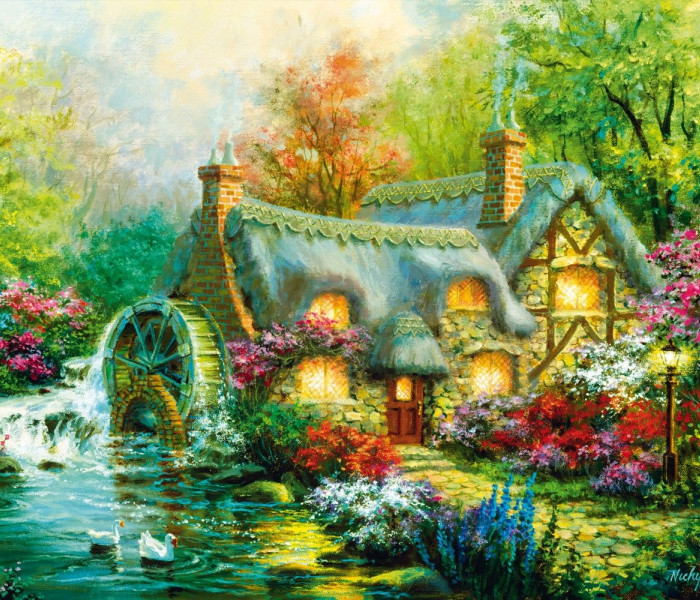 Puzzle - Bluebird - Odpočinek na venkově