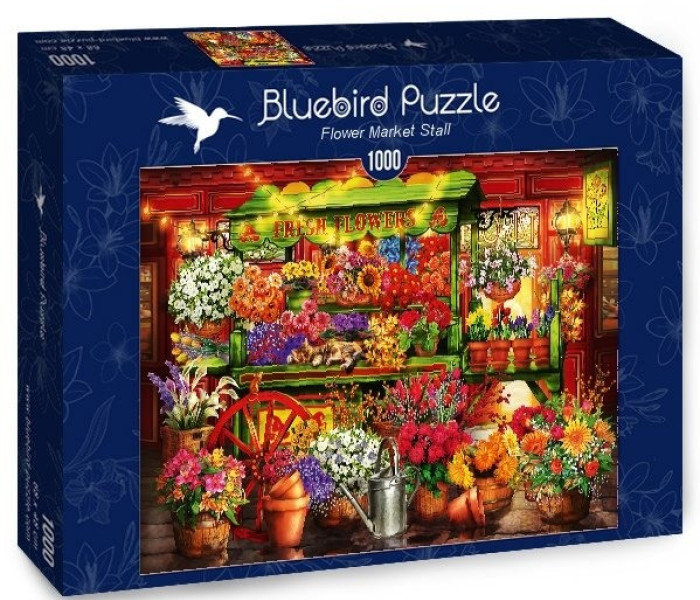 Puzzle - Bluebird - Stánek s květinami
