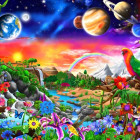 Puzzle - Bluebird - Vesmírný ráj