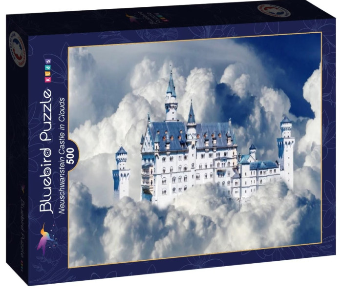 Puzzle - Bluebird - Zámek Neuschwanstein v oblacích