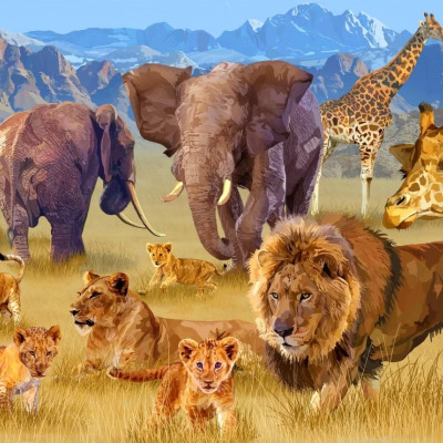 Zvířata žijící v savaně