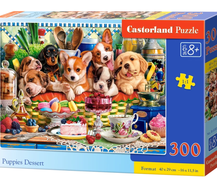Puzzle - Castorland - Dezert pro štěňata