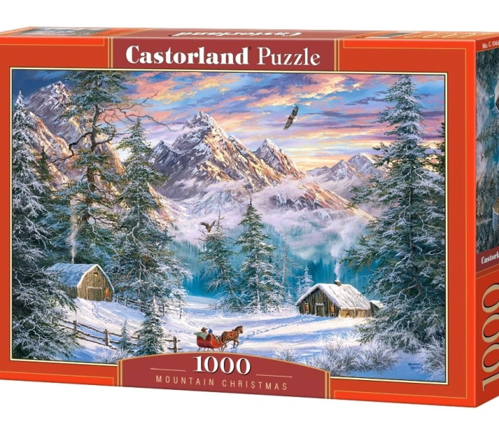 Puzzle - Castorland - Vánoce na horách