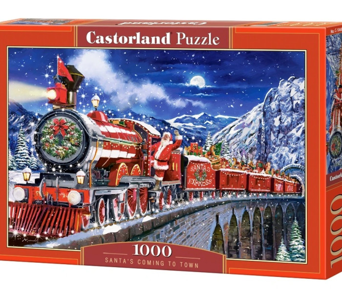 Puzzle - Castorland - Mikuláši přijíždějí do města