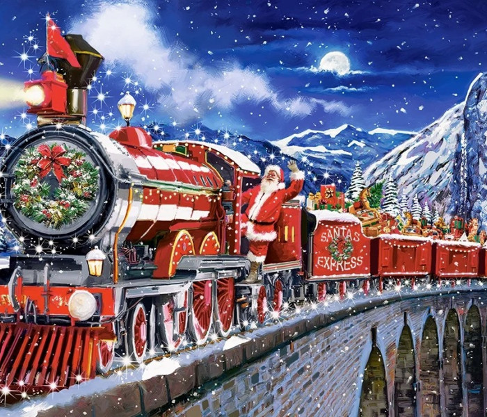 Puzzle - Castorland - Mikuláši přijíždějí do města