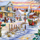 Puzzle - Castorland - Vánoční strom se blíží