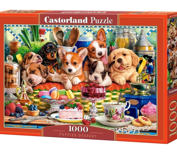 Puzzle - Castorland - Dezert pro štěňata