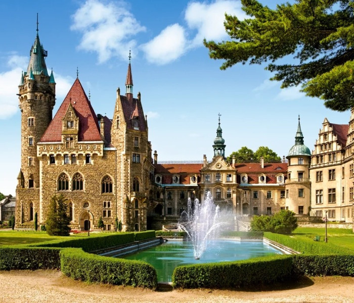 Puzzle - Castorland - Hrad Moszna, Polsko