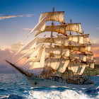 Puzzle - Castorland - Plachtění Při Západu Slunce