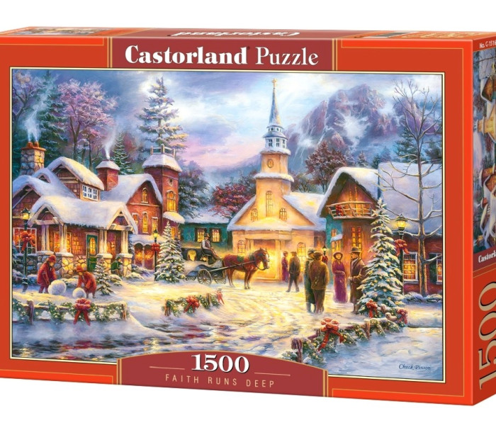 Puzzle - Castorland - Víra běží hluboko