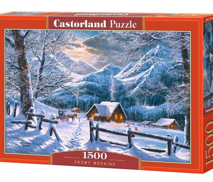 Puzzle - Castorland - Zasněžené ráno