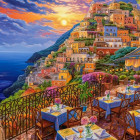 Puzzle - Castorland - Romantický večer Positano