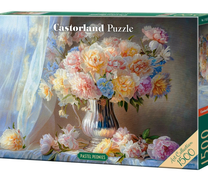 Puzzle - Castorland - Pastelové pivoňky