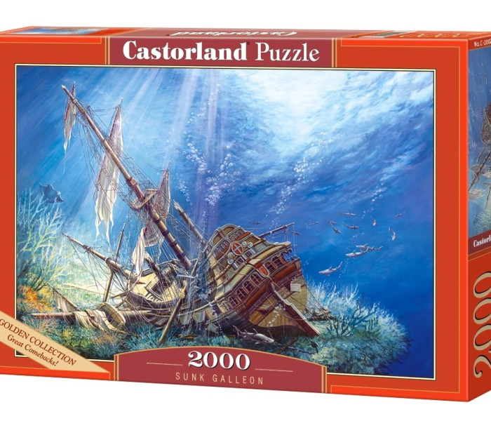 Puzzle - Castorland - Potopená Galeona