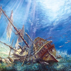 Puzzle - Castorland - Potopená Galeona
