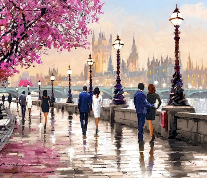 Puzzle - Castorland - Podél řeky