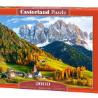Puzzle - Castorland - Kostel svaté Magdaleny, Dolomity