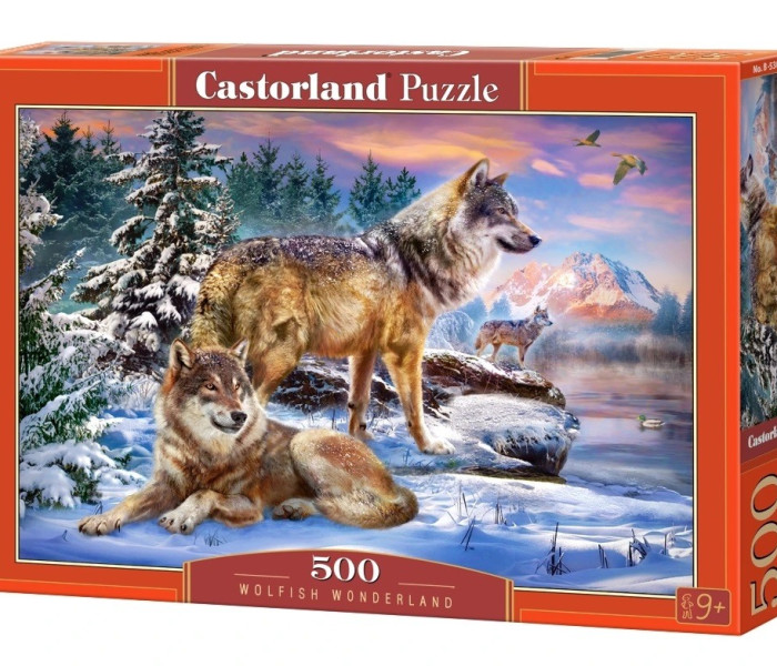 Puzzle - Castorland - Vlčí říše divů