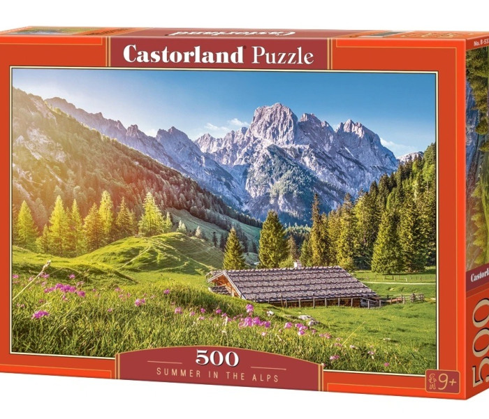 Puzzle - Castorland - Léto v Alpách