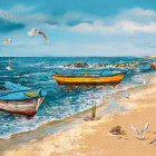 Puzzle - Castorland - Ráno u moře