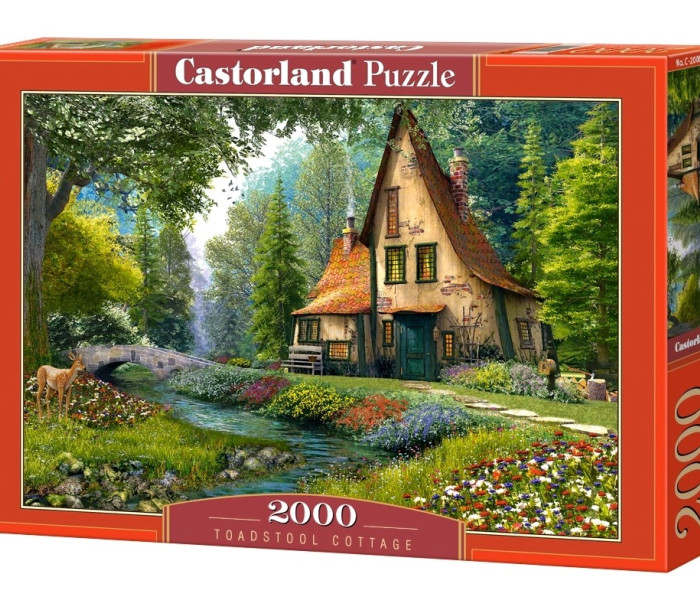 Puzzle - Castorland - Chata muchomůrka