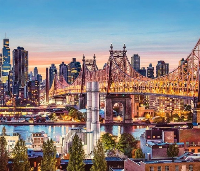 Puzzle - Castorland - Dobrý večer New Yorku