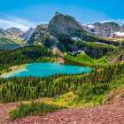 Puzzle - Castorland - Grinnell Lake, národní park Glacier, USA